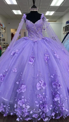 Princess Lilac Quinceanera Dresses