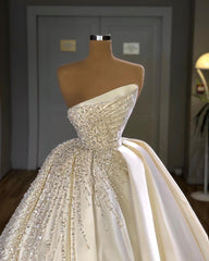 Designer Ball Gown Wedding Dress With Crystals Online