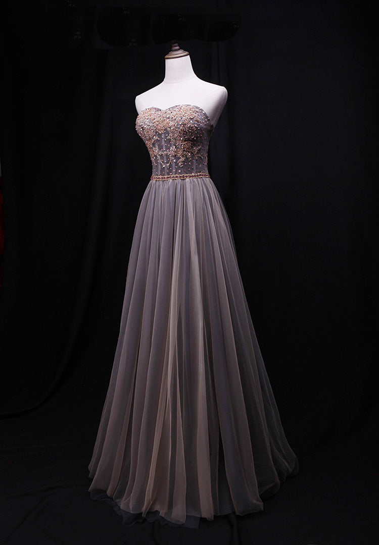 Gorgeous Tulle Sweetheart Long Prom Dress, New Party Dress