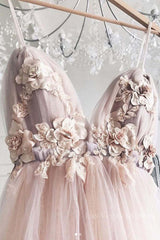 Sweetheart tulle lace long prom dress, tulle lace evening dress